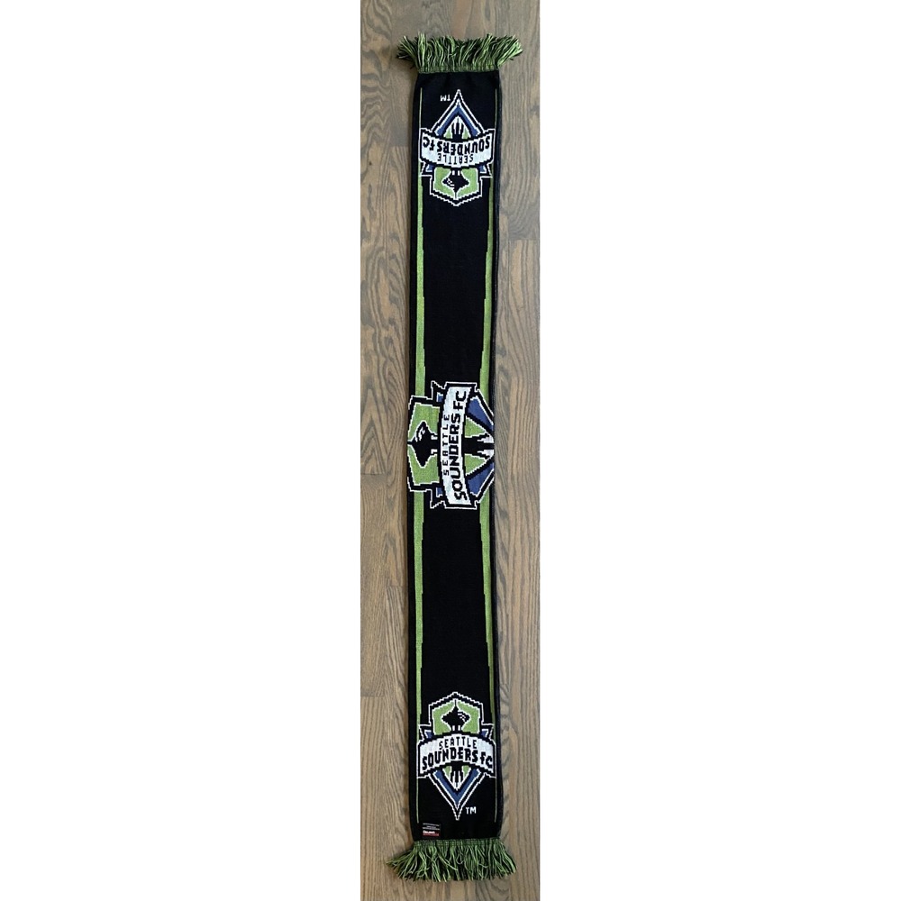 Seattle Sounders FC Black Scarf MLS Soccer